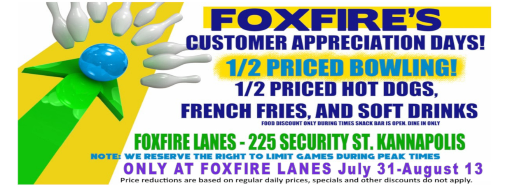 Foxfire Lanes banner image