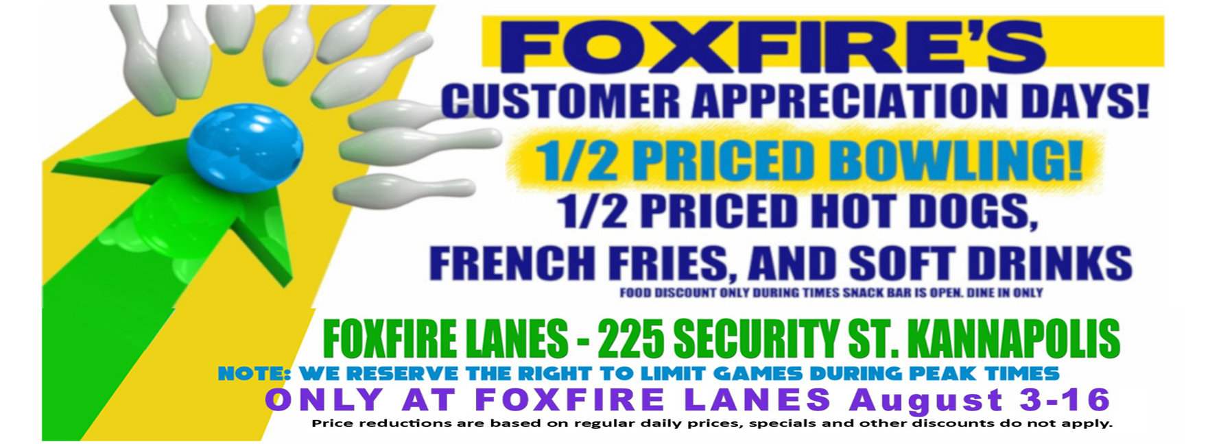 Foxfire Lanes banner image
